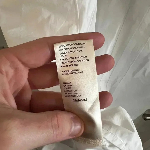 NWT Free People Women's Taia Dress OB1245762 White Size L NWT $148 - Picture 6 of 6